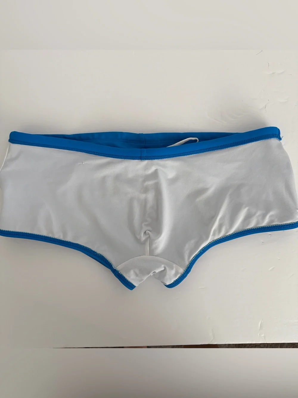 AussieBum Men’s Blue Swim Trunk Square Cut Swimwear Size L Made in Australia